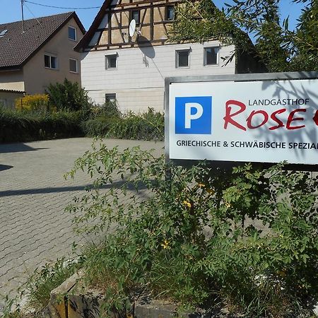 Landgasthof Rose Hotel Ditzingen Exterior photo
